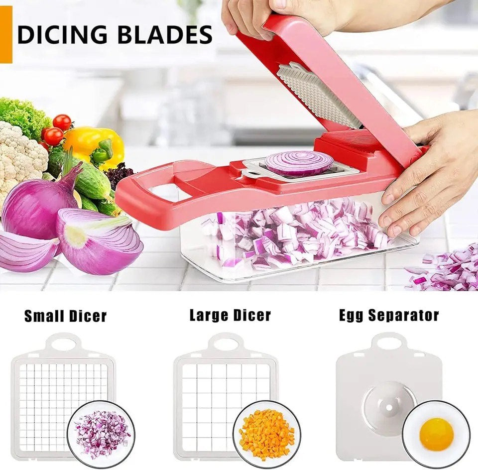 12 in 1 Multifunctional Vegetable Slicer Cutter Shredders